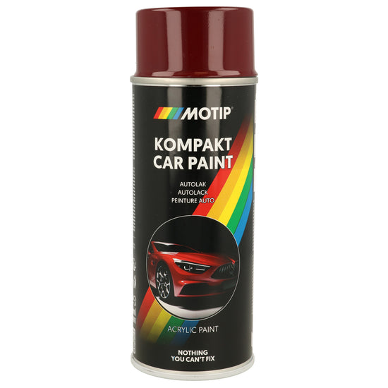 PEINTURE ACRYLIQUE KOMPAKT 41035 ROUGE BRILLANT 400ML MOTIP