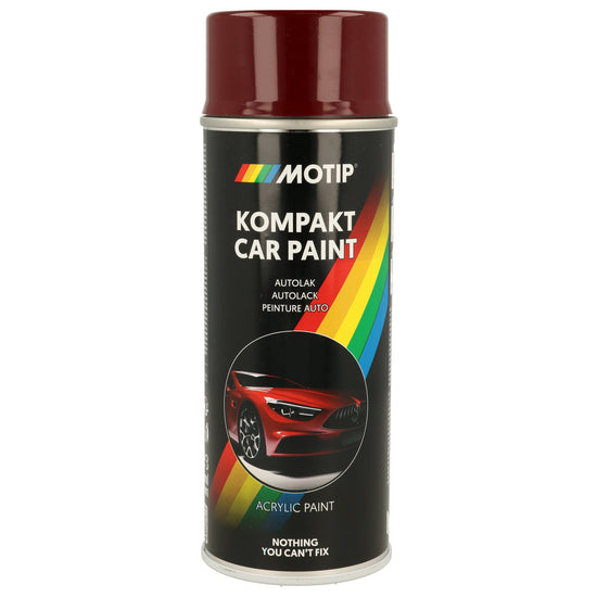 PEINTURE ACRYLIQUE KOMPAKT 41060 ROUGE MAT 400ML MOTIP