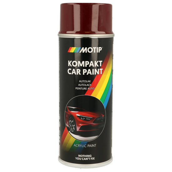 PEINTURE ACRYLIQUE KOMPAKT 41080 ROUGE BRILLANT 400ML MOTIP