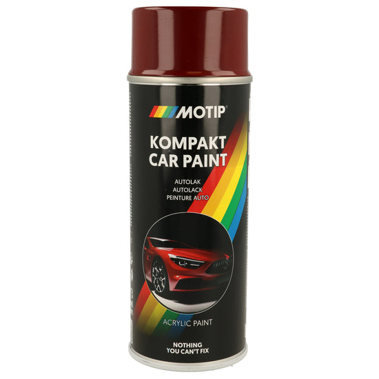 PEINTURE ACRYLIQUE KOMPAKT 41100 ROUGE BRILLANT 400ML MOTIP