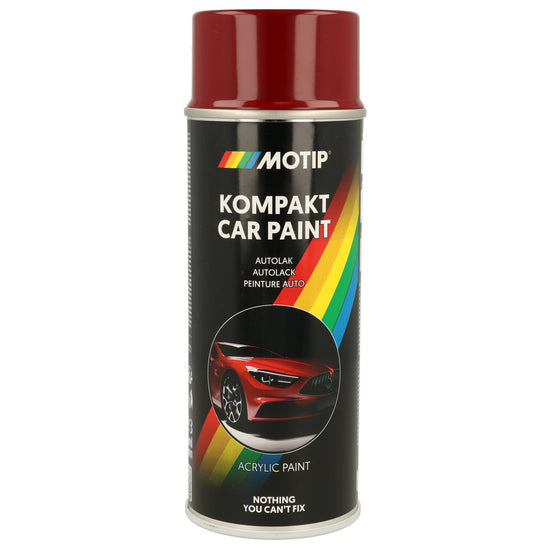 PEINTURE ACRYLIQUE KOMPAKT 41180 ROUGE BRILLANT 400ML MOTIP