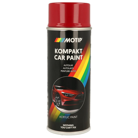 PEINTURE ACRYLIQUE KOMPAKT 41195 ROUGE BRILLANT 400ML MOTIP