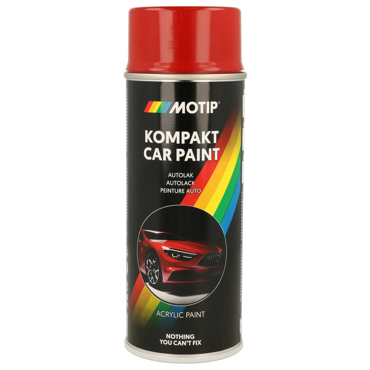 PEINTURE ACRYLIQUE KOMPAKT 42055 ROUGE BRILLANT 400ML MOTIP