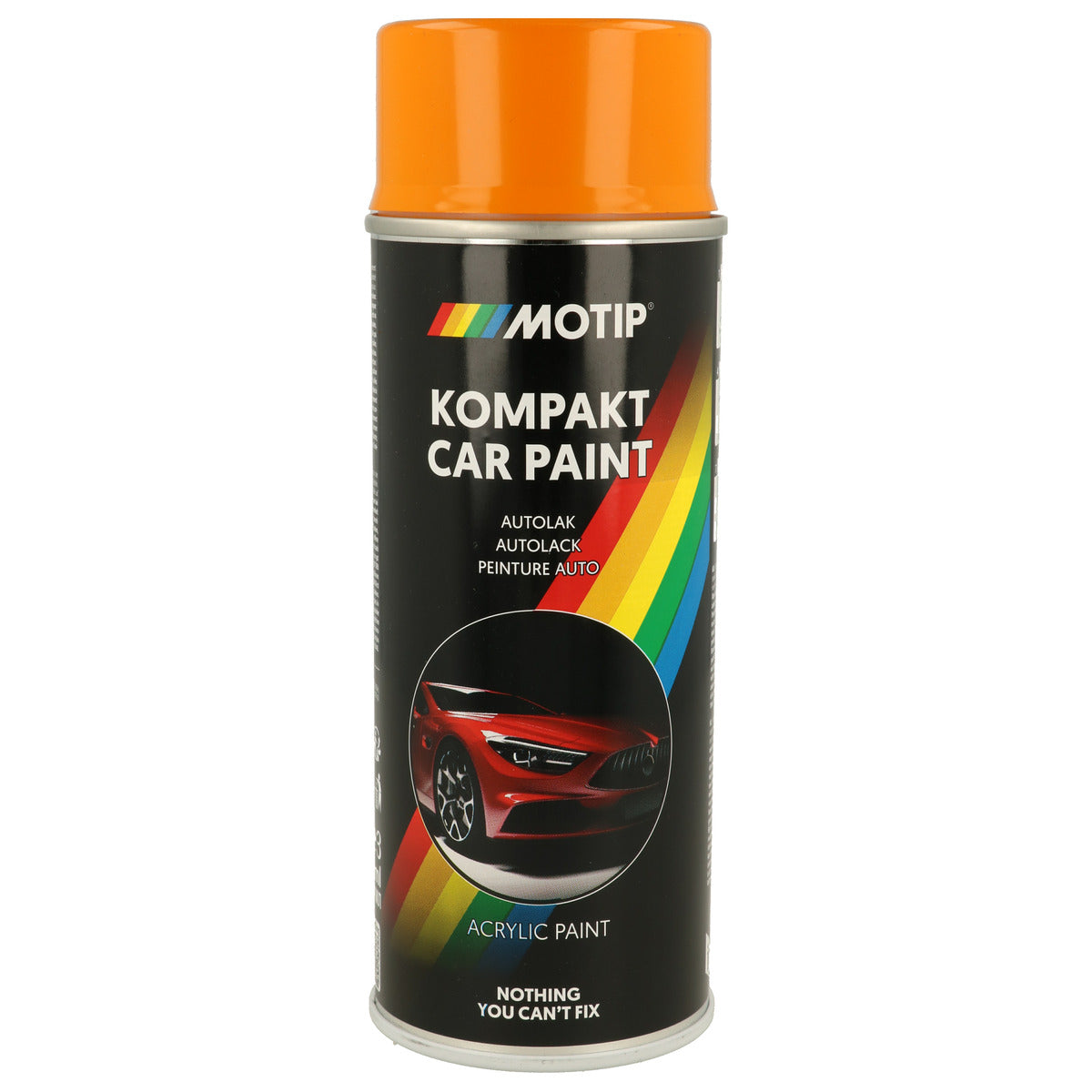 PEINTURE ACRYLIQUE KOMPAKT 42850 ORANGE BRILLANT 400ML MOTIP