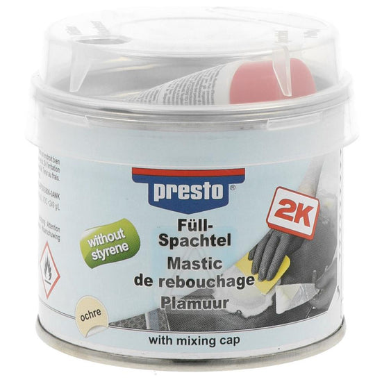 MASTIC DE REMPLISSAGE 2K SANS STYRENE PRESTO 250 G