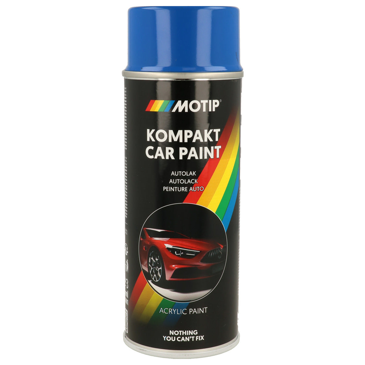 PEINTURE ACRYLIQUE KOMPAKT 44925 BLEU BRILLANT 400ML MOTIP