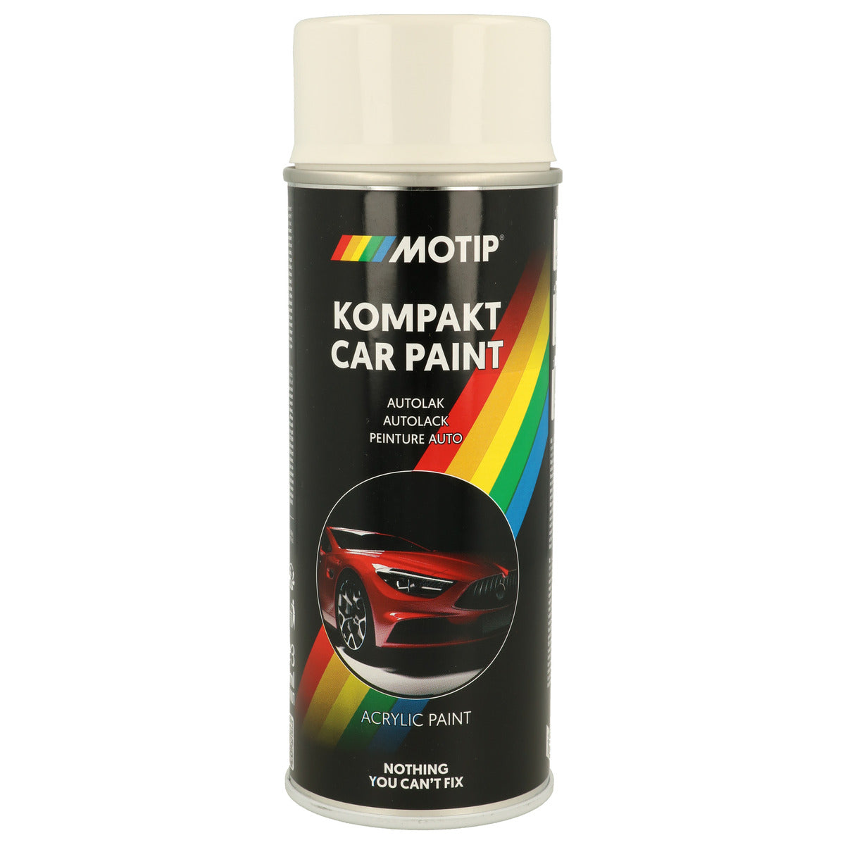 PEINTURE ACRYLIQUE KOMPAKT 45716 BLANC GRIS BRILLANT 400ML MOTIP