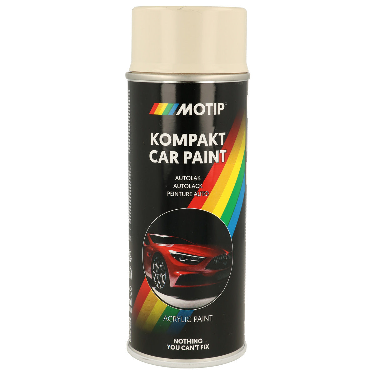 PEINTURE ACRYLIQUE KOMPAKT 46050 BLANC GRIS BRILLANT 400ML MOTIP