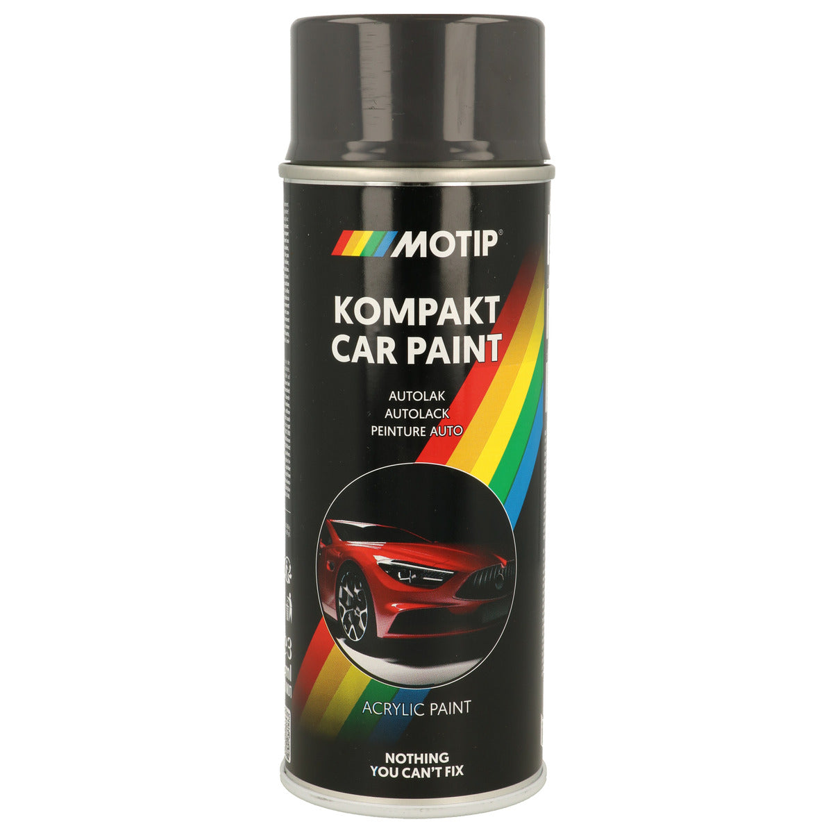 PEINTURE ACRYLIQUE KOMPAKT 46816 GRIS BRILLANT 400ML MOTIP