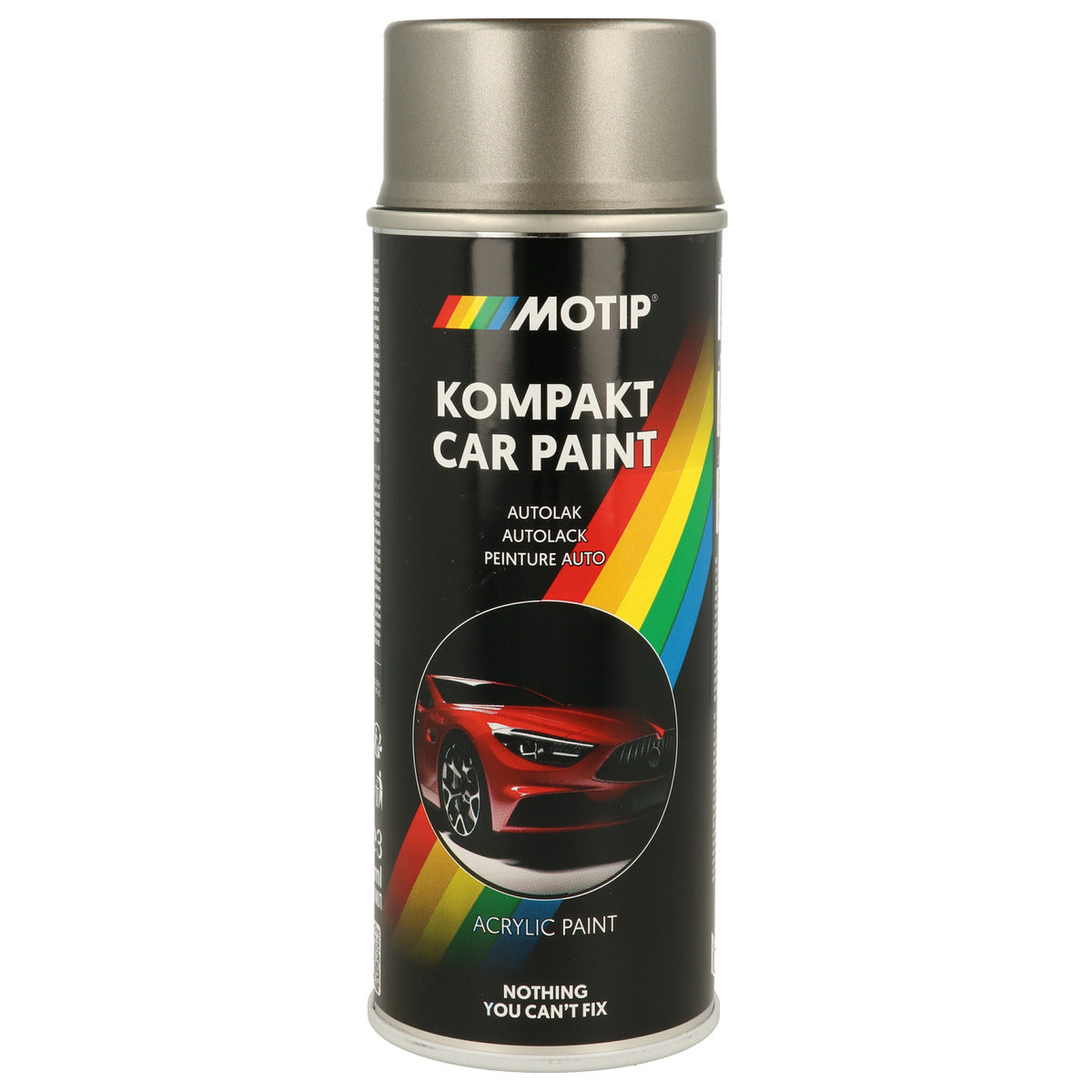 PEINTURE ACRYLIQUE KOMPAKT 51077 GRIS METALLISE 400ML MOTIP