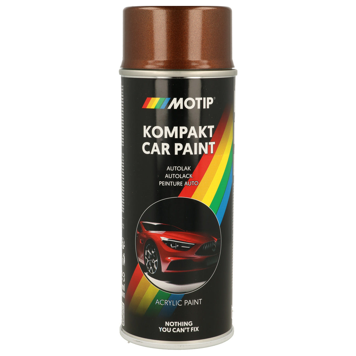PEINTURE ACRYLIQUE KOMPAKT 51360 MARRON METALLISE 400ML MOTIP
