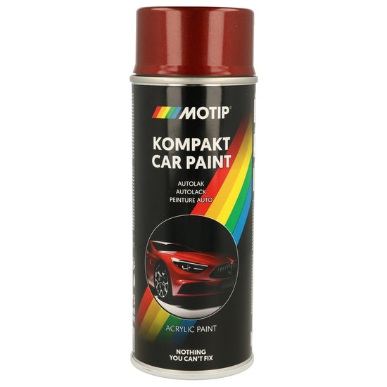 PEINTURE ACRYLIQUE KOMPAKT 51590 ROUGE METALLISE 400ML MOTIP