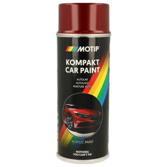 PEINTURE ACRYLIQUE KOMPAKT 51662 ROUGE METALLISE 400ML MOTIP