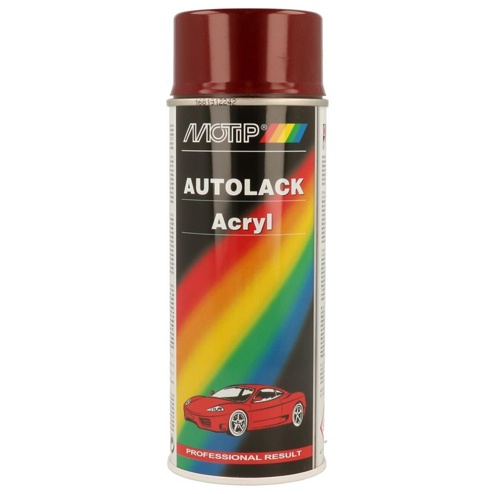 PEINTURE ACRYLIQUE 51662 ROUGE METALLISE KOMPAKT 400ML