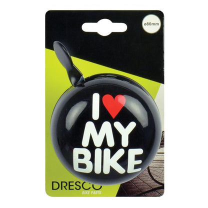 SONNETTE DINGDONG I LOVE MY BIKE Ø80MM DRESCO