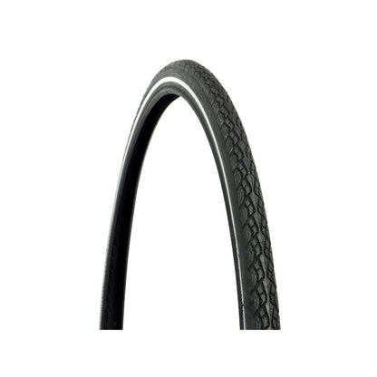 PNEU VELO VILLE 28X1 5/8 X 1 3/8 (37-622) NOIR REFLECHISSANT DRESCO