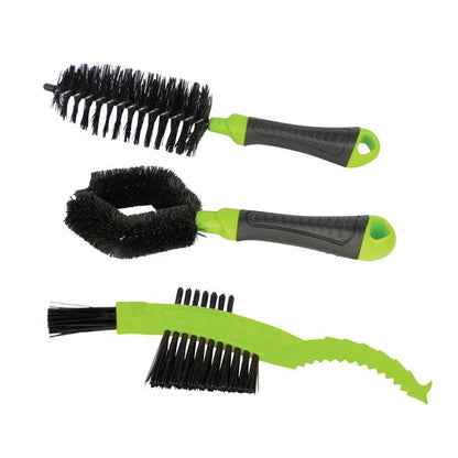 JEU DE BROSSES DE NETTOYAGE 3 PIECES POUR VELO DRESCO