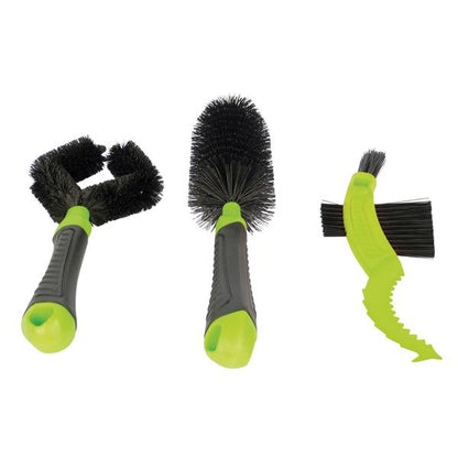 JEU DE BROSSES DE NETTOYAGE 3 PIECES POUR VELO DRESCO