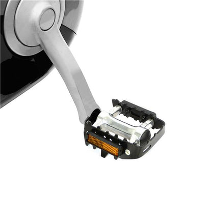 PEDALES DE VELO VTT METAL CHROME/NOIRES DRESCO