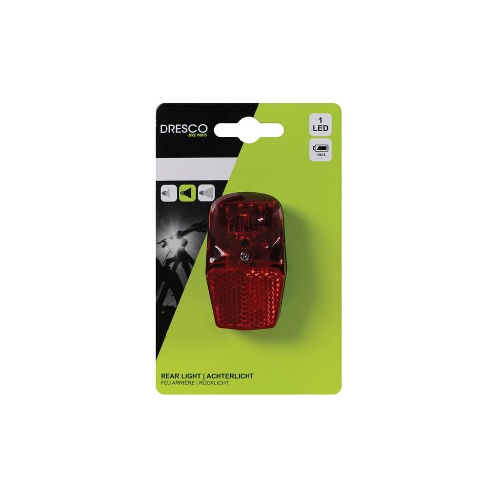 FEU ARRIÈRE LATÉRAL 1 LED ROUGE + REFLECTEUR DRESCO