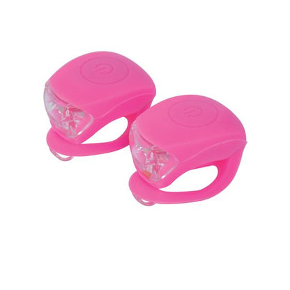 SET D'ECLAIRAGE 2 PCS SILICONE ROSE DRESCO - PILE INCLUSE