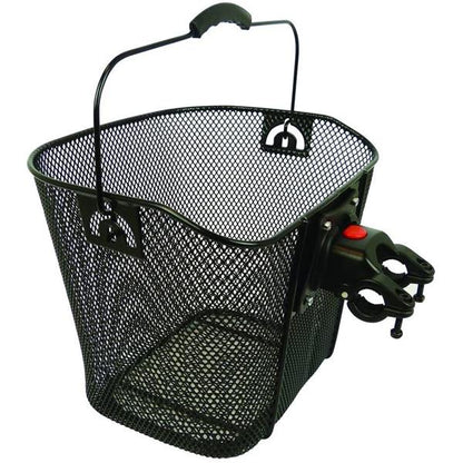 PANIER BICYCLETTE METAL NOIR DRESCO HAUTEUR 30CM DRESCO
