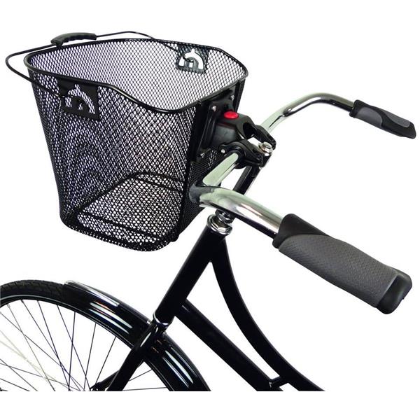PANIER BICYCLETTE METAL NOIR DRESCO HAUTEUR 30CM DRESCO