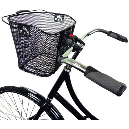 PANIER BICYCLETTE METAL NOIR DRESCO HAUTEUR 30CM DRESCO
