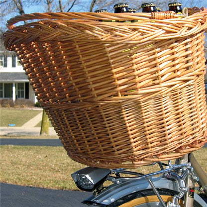 PANIER VELO EN OSIER DRESCO