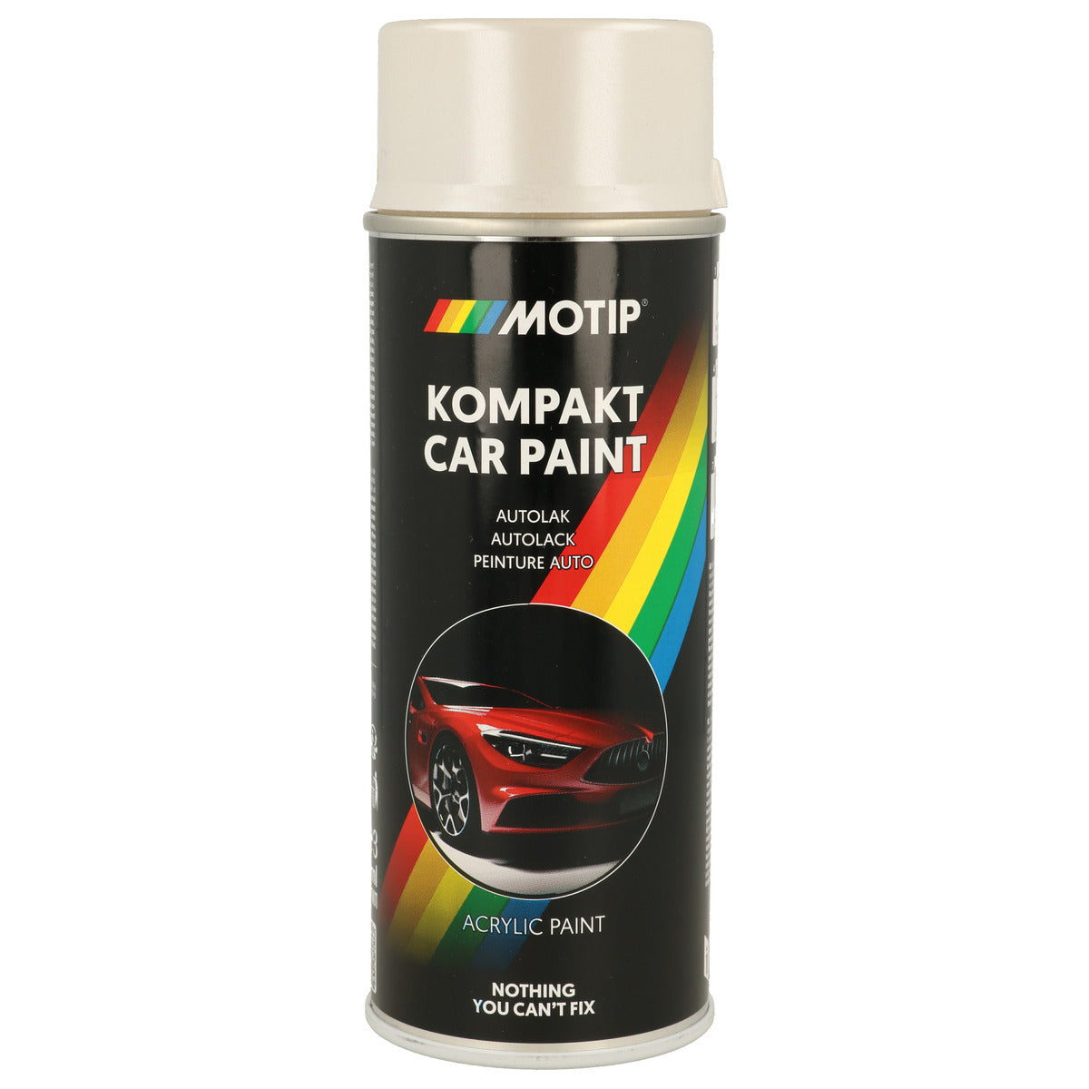 PEINTURE ACRYLIQUE KOMPAKT 55271 ARGENT METALLISE 400ML MOTIP