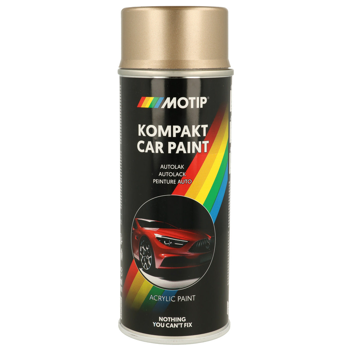 PEINTURE ACRYLIQUE KOMPAKT 55470 ARGENT METALLISE 400ML MOTIP