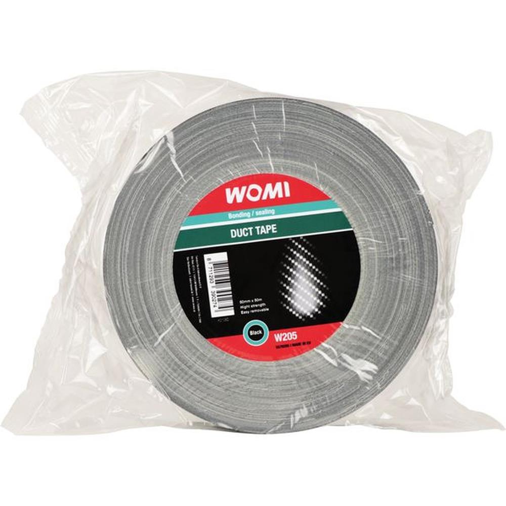 RUBAN ADHESIF 50MM X 50M NOIR WOMI W205