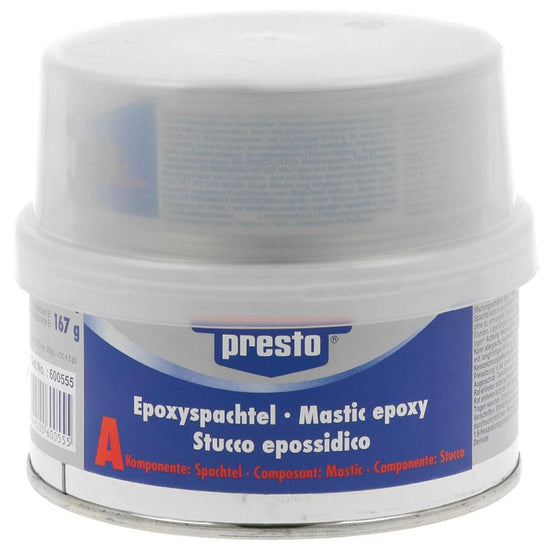 MASTIC FIN EPOXY 2K SANS SOLVANT 500G GRIS BLANC PRESTO