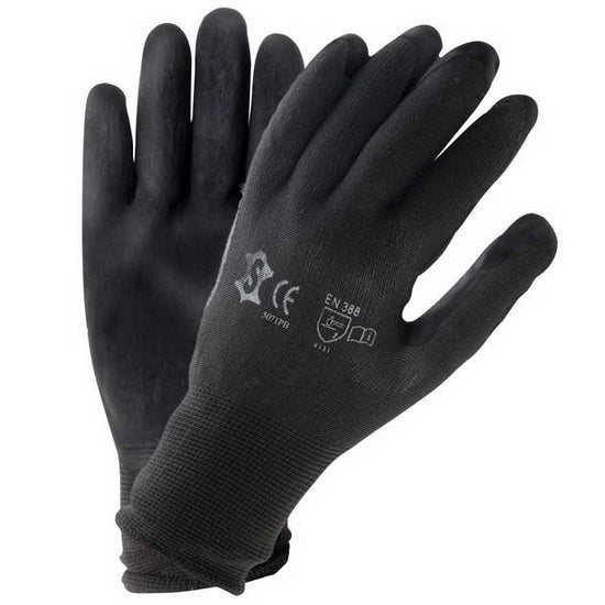 GANTS DE TRAVAIL PU NOIR TAILLE 8 (L)
