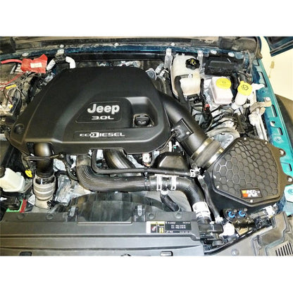 KIT D'ADMISSION JEEP WRANGLER JL V6-3.0L DSL - 2020-2023 K&N