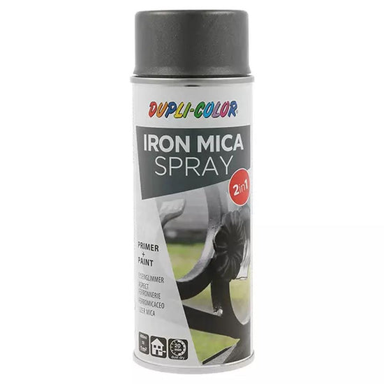 PEINTURE ASPECT FERRONNERIE MICA DE FER GRAPHITE 400 ML DUPLI COLOR