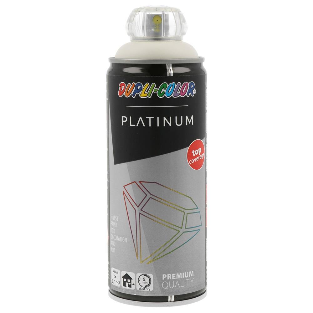 PEINTURE PLATINUM BLANC CREME AEROSOL 400ML DUPLI COLOR