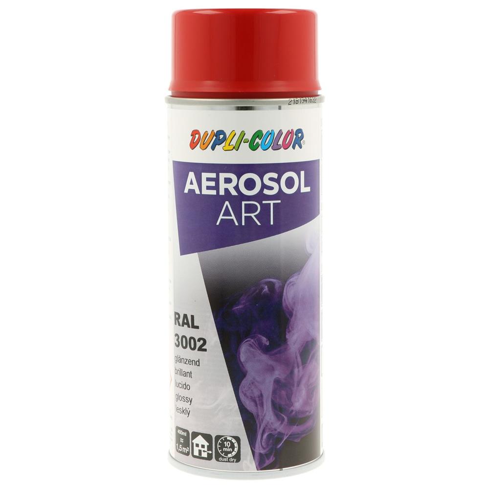 PEINTURE AEROSOL ART RAL 3002 BRILLANT 400 ML DUPLI COLOR