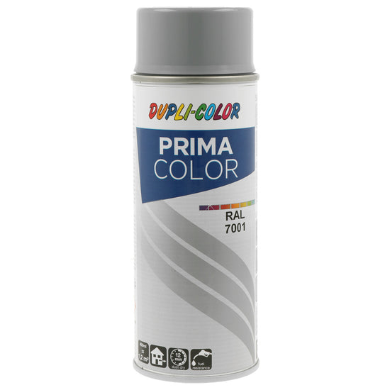 PEINTURE PRIMA RAL7001 GRIS ARGENT  BRILLANT 400ML DUPLI COLOR