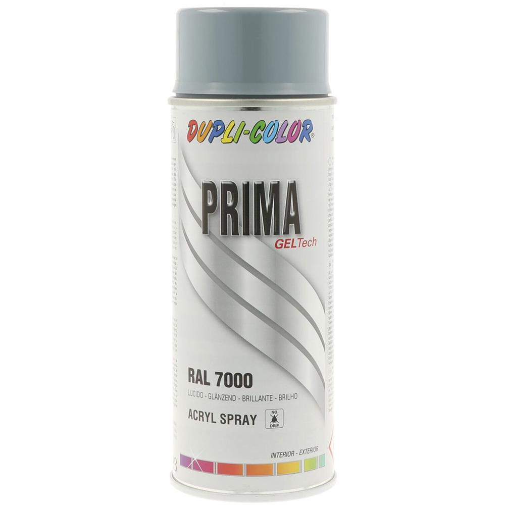 PEINTURE PRIMA RAL 7000 PETIT GRIS BRILLANT 400ML DUPLI COLOR