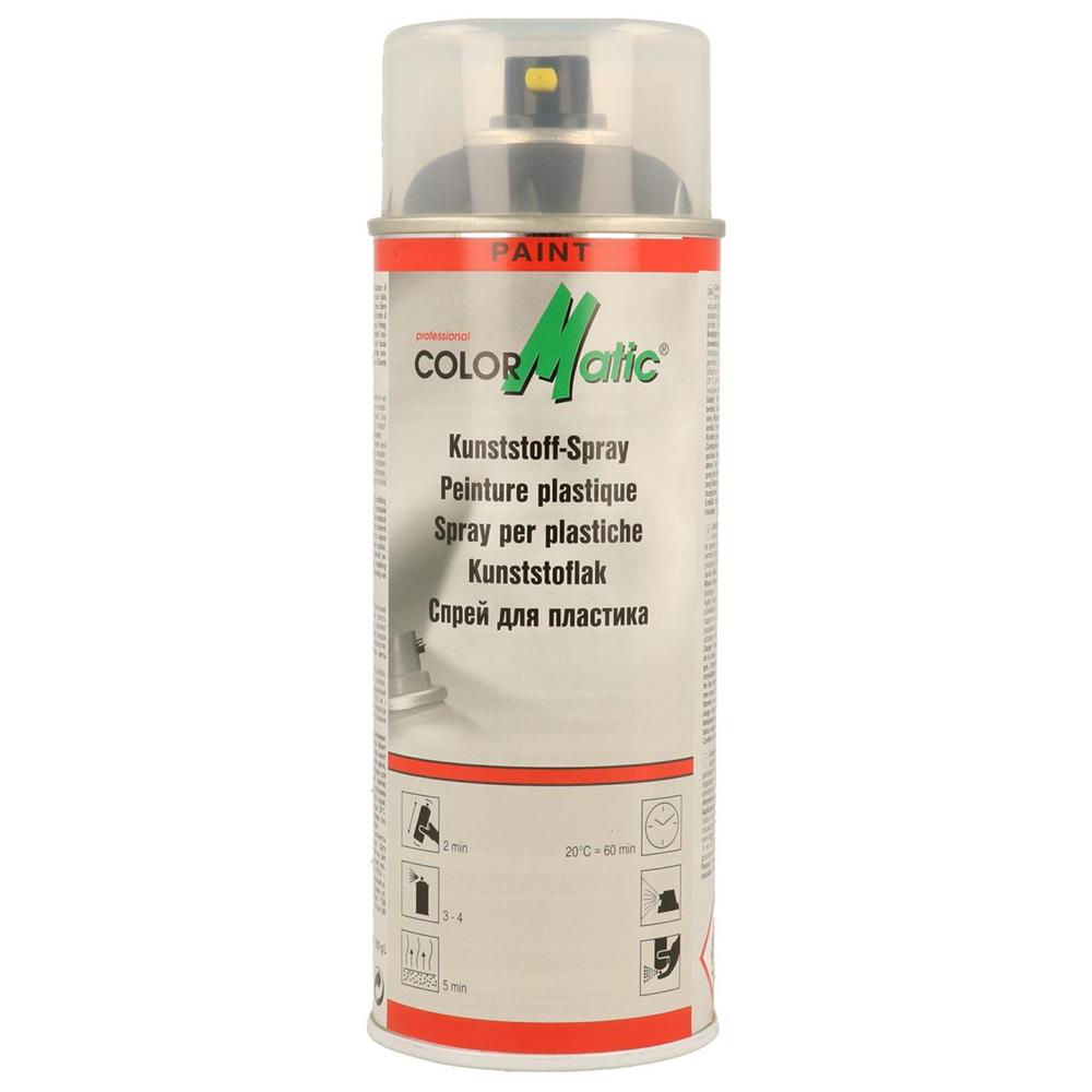 PEINTURE PLASTIQUE 1K ANTHACITE SATINE 400 ML COLORMATIC