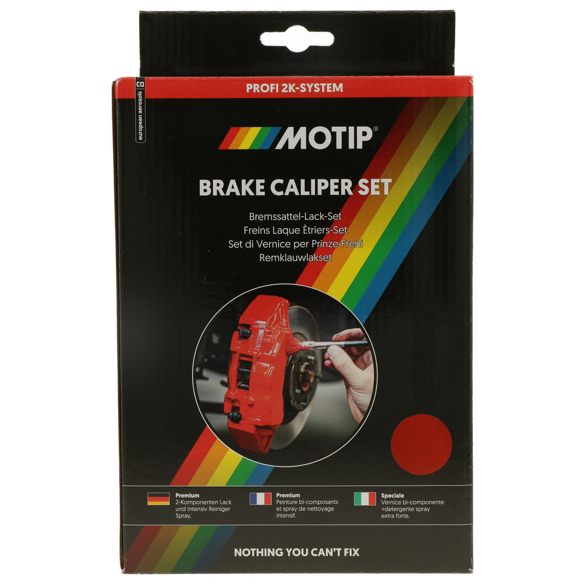 KIT PEINTURE ETRIER DE FREIN ROUGE 400ML DUPLI COLOR