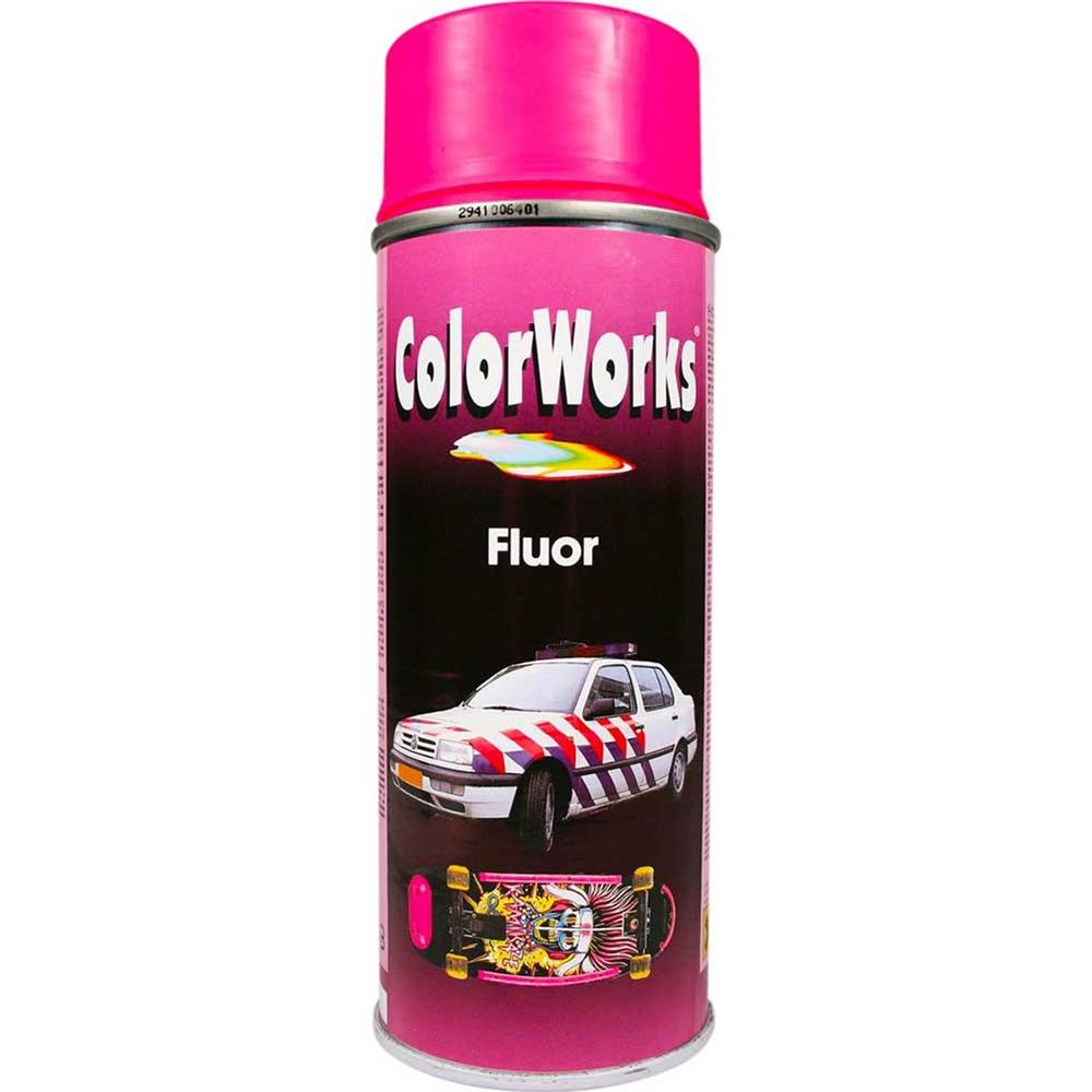 PEINTURE ROSE FLUO 400ML COLORWORKS