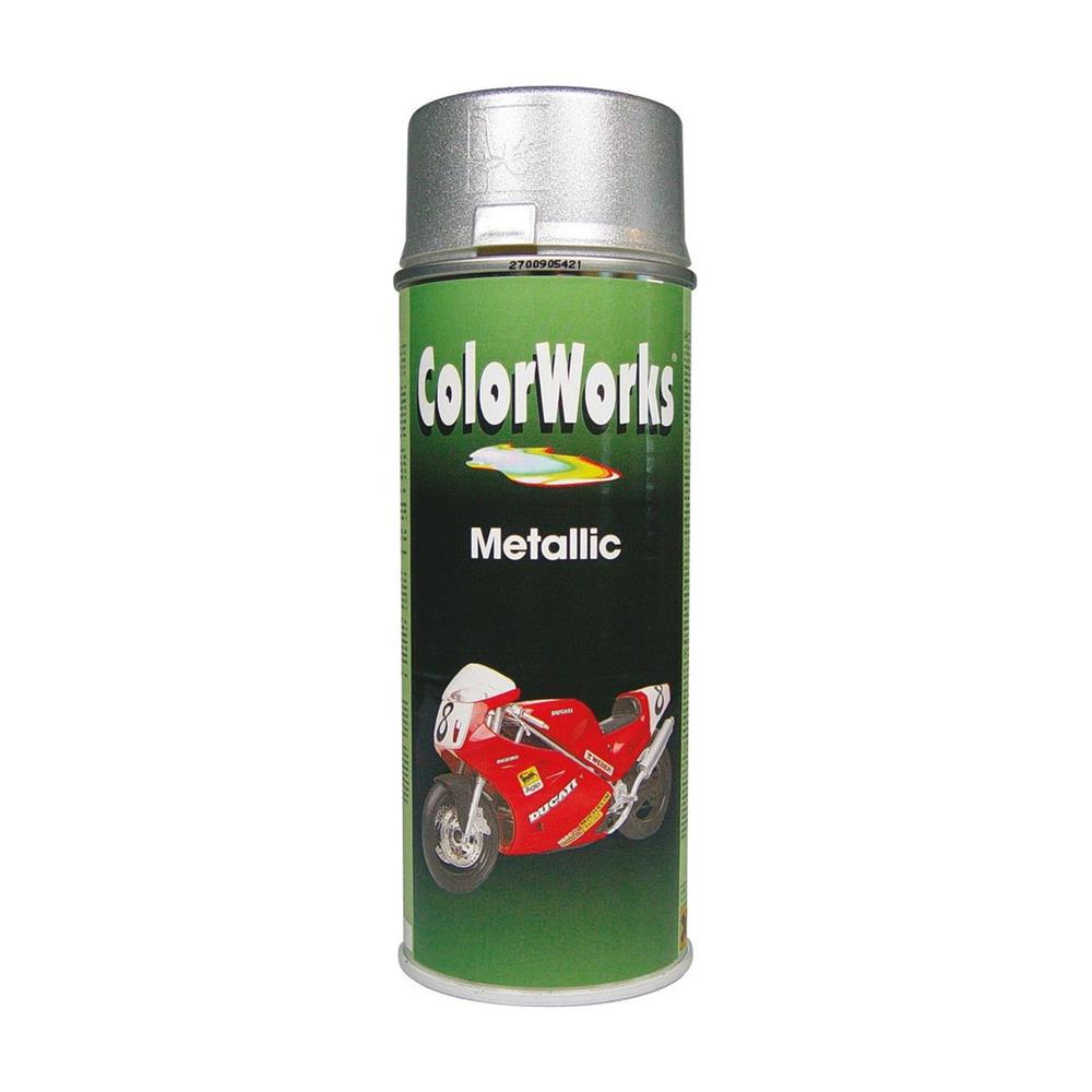 Aérosol Peinture effet métallisé argent, Bombe en Spray de 400 ml Aérosol Peinture effet métallisé argent, Bombe en Spray de 400 ml