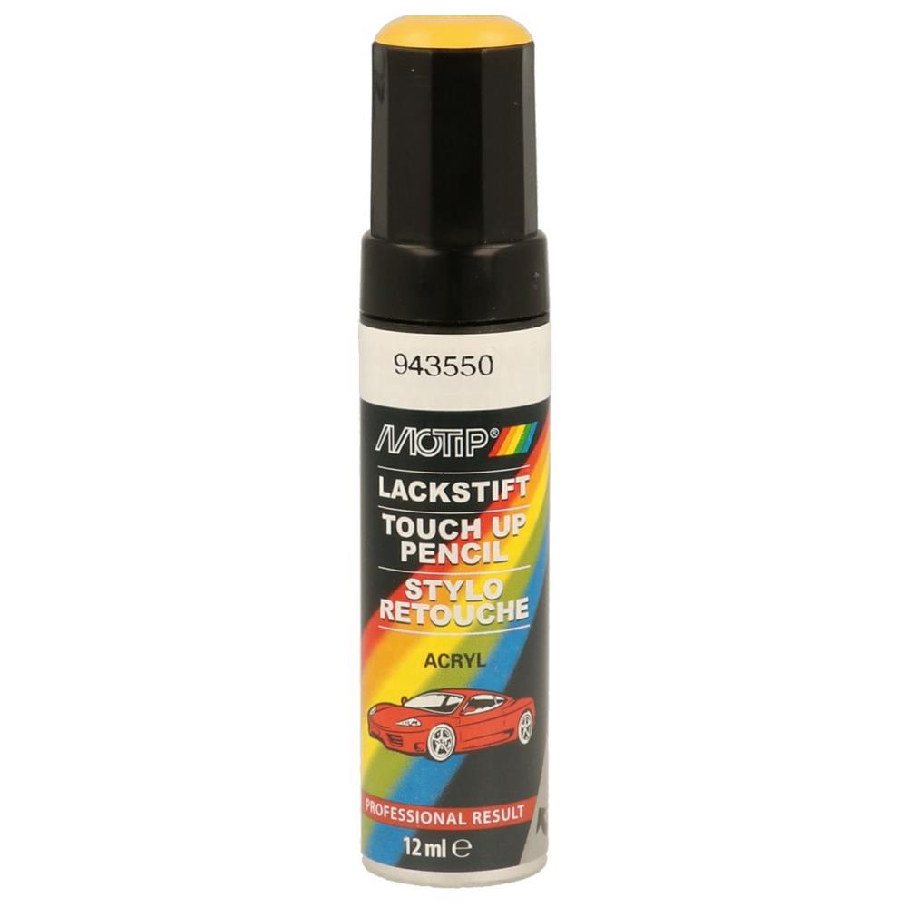 PINCEAU RETOUCHE 943550 JAUNE BRILLANT MOTIP TOUCH UP 12 ML