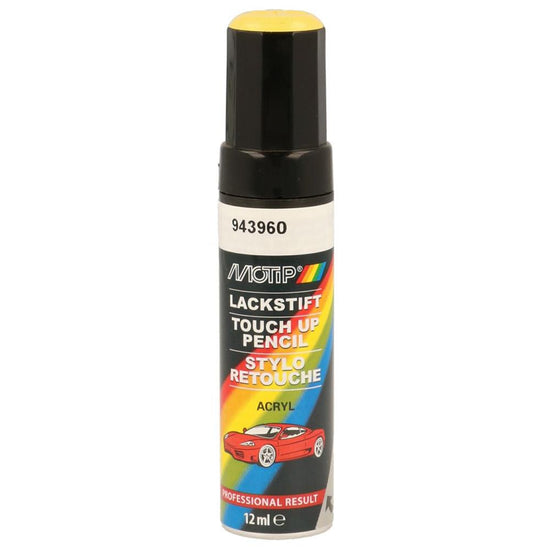 PINCEAU RETOUCHE 943960 JAUNE BRILLANT MOTIP TOUCH UP 12 ML