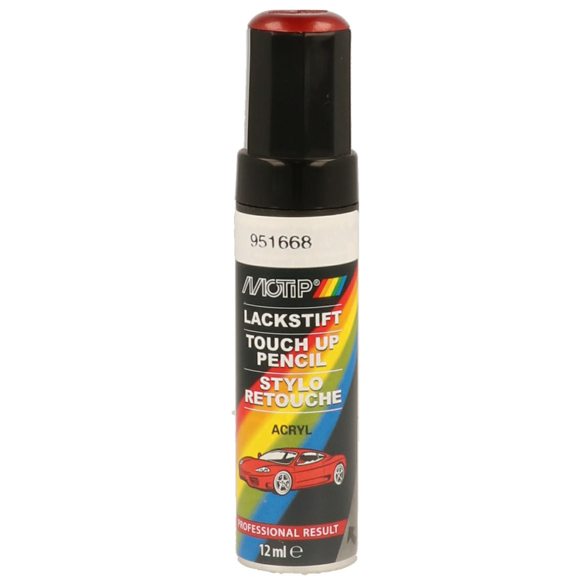 PINCEAU RETOUCHE KOMPAKT 951668 ROUGE METALLISE 12ML MOTIP