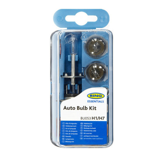 COFFRET D'AMPOULES H1/H7 + FUSIBLES RING