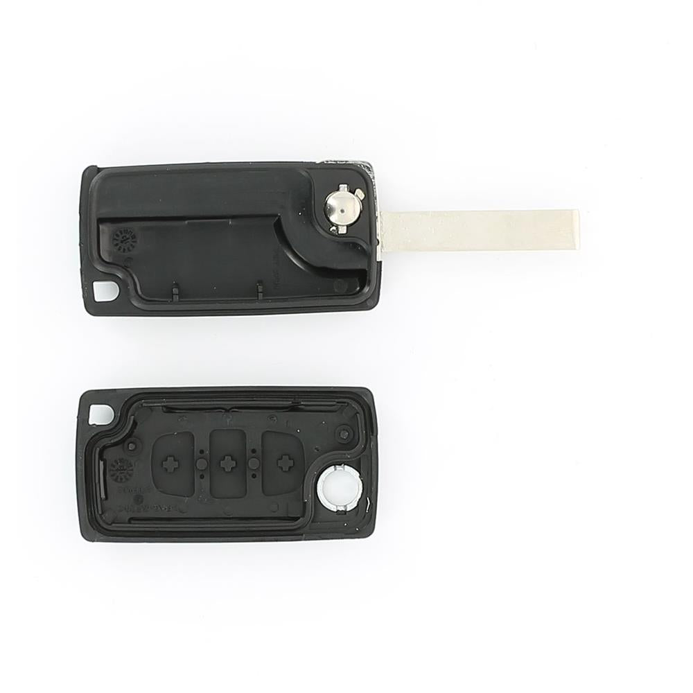 Étui Porte-Clés 3 Boutons Pour Citroën Berlingo CE0523 HU83 Avec Tournevis - Coque De Rechange