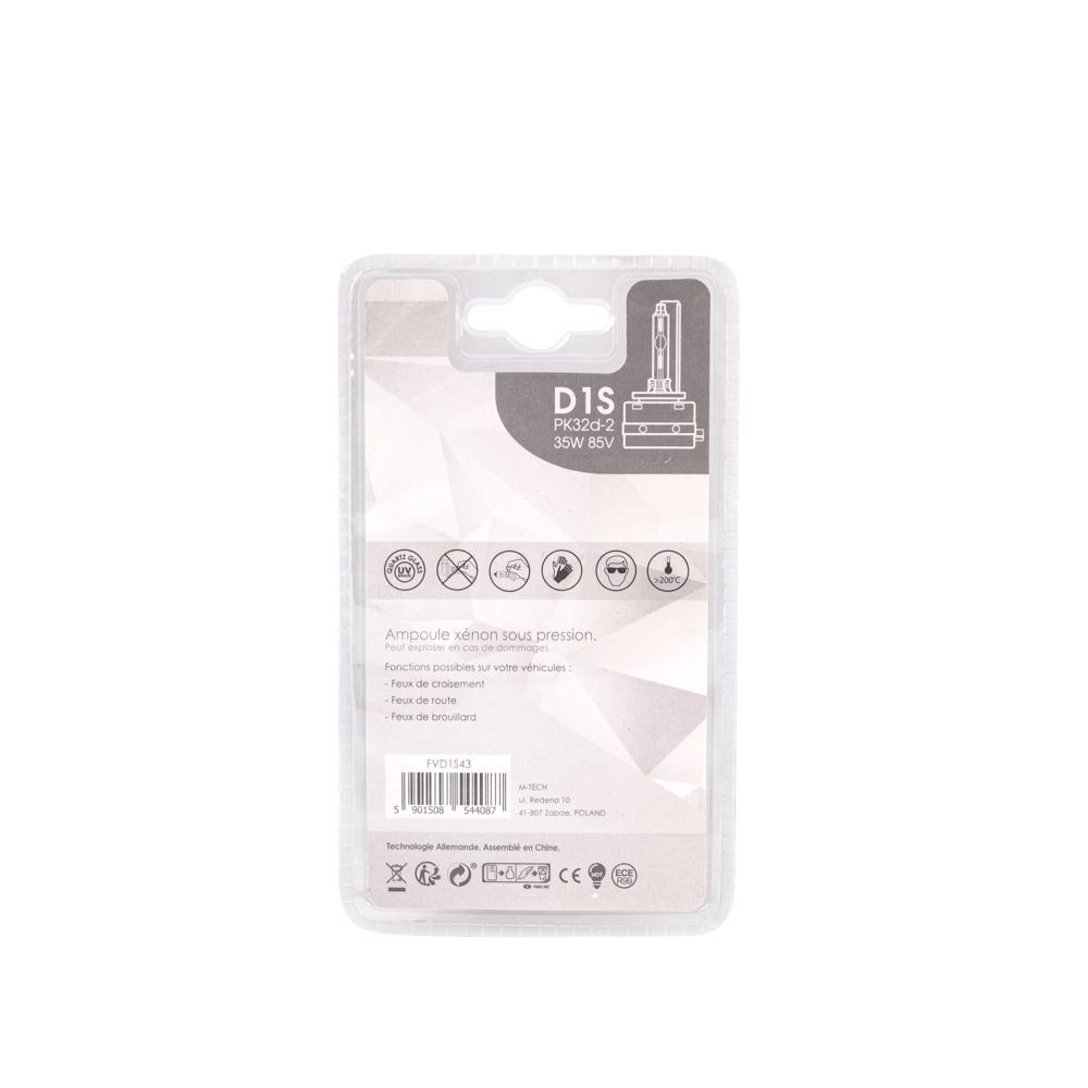 1 AMPOULE D1S 4300K 35W +30% CE (BLISTER)